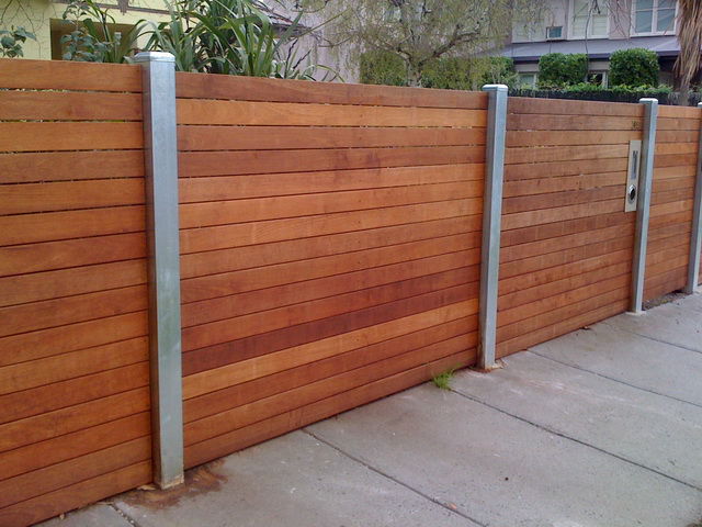 merbau fencing designs